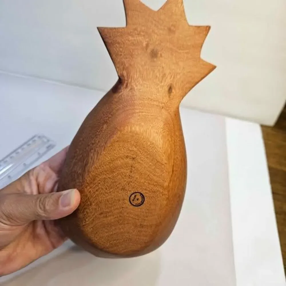 Wooden Pineapple Bowl